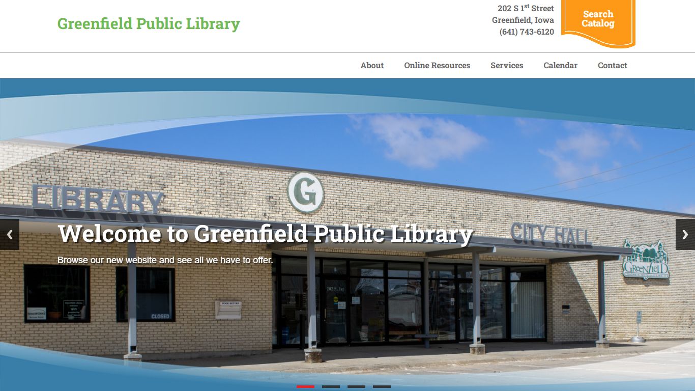 Greenfield Iowa Public Library